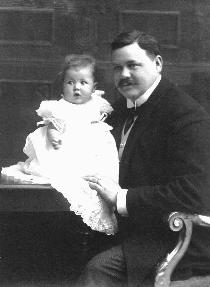 Anton Veder en zijn dochter